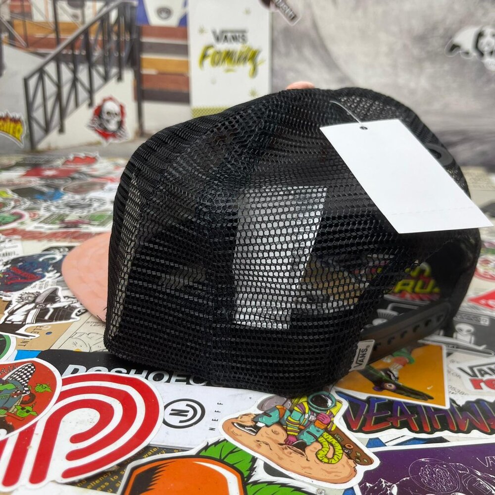 Vans Hat Trucker Cream Logo New With tags - Picture 3 of 5